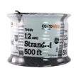 Cerrowire 500 ft. 12 Gauge Black Stranded Copper THHN Wire 112-3651J