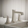 KOHLER Riff Vibrant Brushed Nickel Widespread 2-handle WaterSense Low-arc Residential Handle Bathroom Sink Faucet