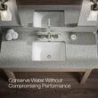 KOHLER Riff Vibrant Brushed Nickel Widespread 2-handle WaterSense Low-arc Residential Handle Bathroom Sink Faucet