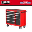 CRAFTSMAN 2000 Series 41-Inches W x 37.5-Inches H 10 -Drawer Steel Rolling Tool Cabinet ( Red ) CRAFTSMAN 2000 Series 41-Inches W x 37.5-Inches H 10 -Drawer Steel Rolling Tool Cabinet ( Red )