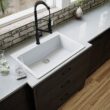 Karran Drop-in 33-Inches x 22-Inches Quartz Single bowl 1-Hole Kitchen Sink
