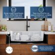 Karran Drop-in 33-Inches x 22-Inches Quartz Single bowl 1-Hole Kitchen Sink