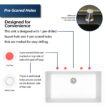 Karran Drop-in 33-Inches x 22-Inches Quartz Single bowl 1-Hole Kitchen Sink