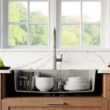 Karran Drop-in 33-Inches x 22-Inches Quartz Single bowl 1-Hole Kitchen Sink