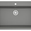 Karran Drop-in 33-Inches x 22-Inches Quartz Single bowl 1-Hole Kitchen Sink