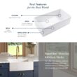 SINKOLOGY Austen Undermount Farmhouse apron front 33-Inches x 18-Inches Fireclay Single bowl Kitchen Sink SINKOLOGY Austen Undermount Farmhouse apron front 33-Inches x 18-Inches Fireclay Single bowl Kitchen Sink