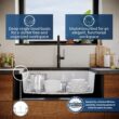 Karran Undermount 32.25-Inches x 19.25-Inches Quartz Single bowl Kitchen Sink
