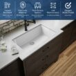 Karran Undermount 32.25-Inches x 19.25-Inches Quartz Single bowl Kitchen Sink