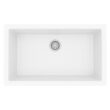 Karran Undermount 32.25-Inches x 19.25-Inches Quartz Single bowl Kitchen Sink