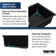 Karran Undermount 32.25-Inches x 19.25-Inches Quartz Single bowl Kitchen Sink Karran Undermount 32.25-Inches x 19.25-Inches Quartz Single bowl Kitchen Sink