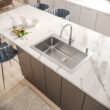 Ruvati Modena Drop-in 33-Inches x 22-Inches Stainless steel Single bowl 2-Hole 16 -Gauge Kitchen Sink