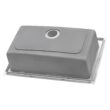 Ruvati Modena Drop-in 33-Inches x 22-Inches Stainless steel Single bowl 2-Hole 16 -Gauge Kitchen Sink