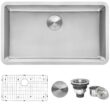 Ruvati Modena Undermount 31-Inches x 18-Inches Stainless steel Single bowl 16 -Gauge Kitchen Sink Ruvati Modena Undermount 31-Inches x 18-Inches Stainless steel Single bowl 16 -Gauge Kitchen Sink