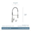 Moen Edwyn Chrome Single Handle Deck-mount Pull-down Kitchen Faucet with Sprayer ( Deck Plate Included ) (Soap Dispenser Included)