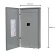Siemens SN 200 -Amp 20 -Spaces 40 -Circuit Outdoor Main breaker Plug-On Neutral Load Center