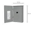 Siemens PN 200 -Amp 8 -Spaces 16 -Circuit Outdoor Convertible main breaker panel Plug-On Neutral Load Center