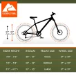 Ozark Trail 27.5" Vibe Mountain Bicycle, Medium Frame, Fits Riders 5'3" - 5'8", Black, Adult
