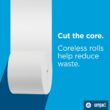 Georgia-Pacific Angel Soft Professional Series Compact Premium Embossed Coreless 2-Ply High-Capacity Toilet Paper by GP PRO,White