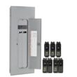 Square D Homeline 200 -Amp 40 -Spaces 80 -Circuit Indoor Main breaker Plug-On Neutral Load Center (Value Pack)