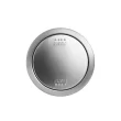 Simplehuman Swing Top Can, 55-Liter Brushed Steel Commercial Indoor Kitchen Swing/Push Lid Trash Can