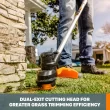 WORX Power Share 40-volt 13-in Straight Shaft Battery String Trimmer 2 Ah (Battery and Charger Included)