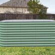 Vego Garden 42-Inches W x 78-Inches L x 32-Inches H Olive Green Metal Raised Garden Bed Vego Garden 42-Inches W x 78-Inches L x 32-Inches H Olive Green Metal Raised Garden Bed
