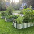 Vego Garden 42-Inches W x 78-Inches L x 17-Inches H Olive Green Metal Raised Garden Bed Vego Garden 42-Inches W x 78-Inches L x 17-Inches H Olive Green Metal Raised Garden Bed