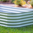 Vego Garden 42-Inches W x 78-Inches L x 17-Inches H Olive Green Metal Raised Garden Bed Vego Garden 42-Inches W x 78-Inches L x 17-Inches H Olive Green Metal Raised Garden Bed