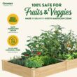 Greenes Fence 48-Inches W x 96-Inches L x 10.5-Inches H Natural Cedar Cedar Raised Garden Bed