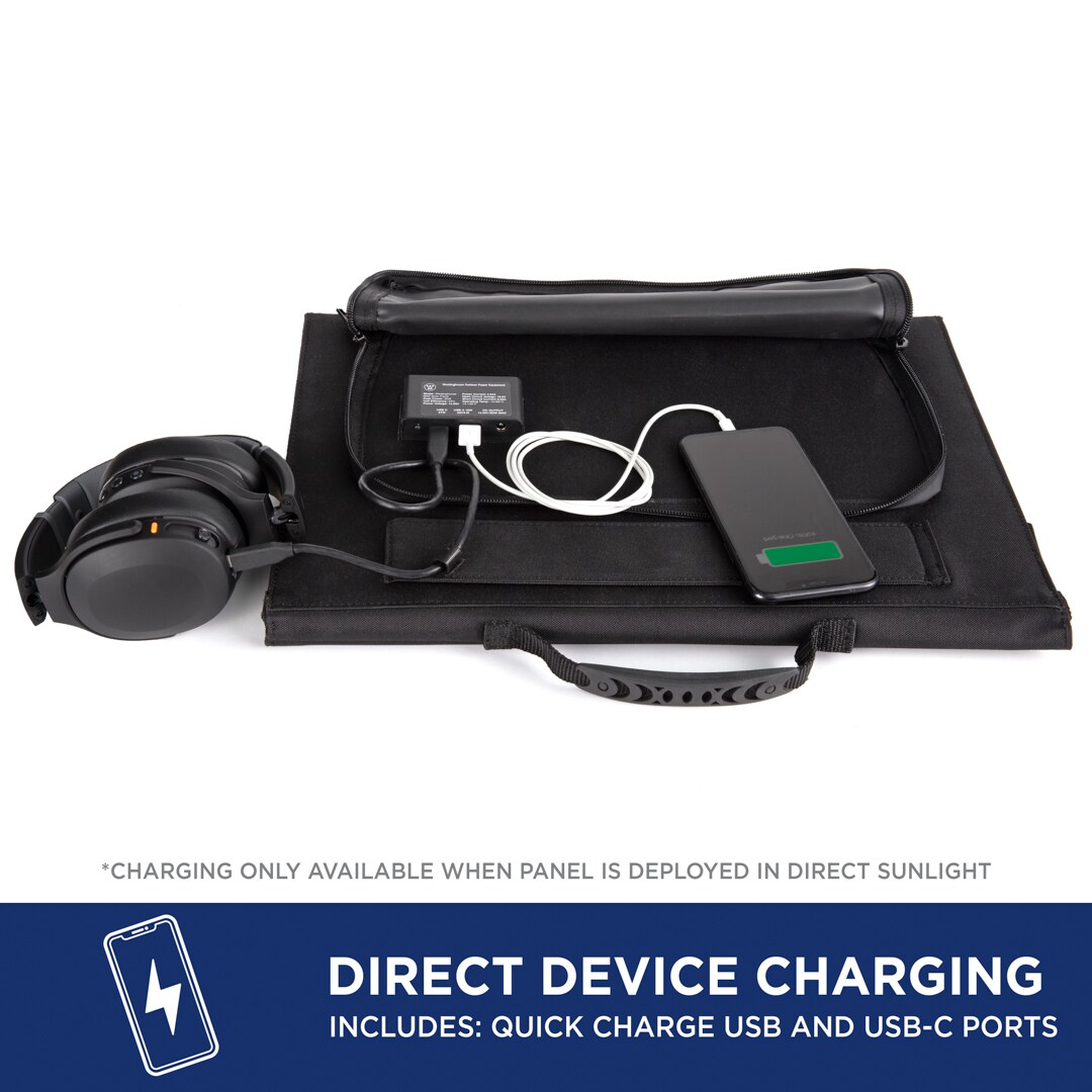 Westinghouse Lightweight Phone Power Station Charger RV/Camping 41.5-in x 18-in x 1-in 60-Watt Portable Solar Panel Westinghouse Lightweight Phone Power Station Charger RV/Camping 41.5-in x 18-in x 1-in 60-Watt Portable Solar Panel - Image 8