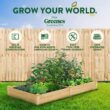 Greenes Fence 48-Inches W x 96-Inches L x 10.5-Inches H Natural Cedar Cedar Raised Garden Bed