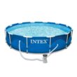 Intex 12-Feet x 12-Feet x 30-Inches Metal frame Round Above-Ground Pool with Filter Pump