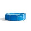 Intex 10-Feet x 10-Feet x 30-Inches Metal frame Round Above-Ground Pool with Filter Pump with Pool Cover