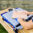 Kobalt 24V 7-Inches -Blade Cordless Wet Tabletop Sliding Table Tile Saw ( Battery Included )