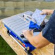 Kobalt 24V 7-Inches -Blade Cordless Wet Tabletop Sliding Table Tile Saw ( Battery Included )