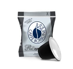 Caffe Borbone Nespresso Compatible Coffee Pods, Black Blend, Medium Roast, Arabica and Robusta Blend, Intense and Robust, 100 Count