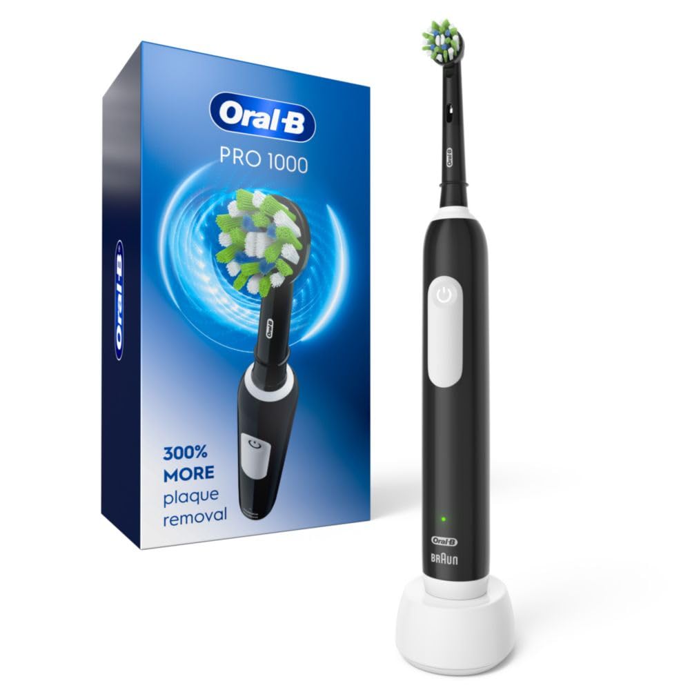 Oral-B Pro 1000 Rechargeable Electric Toothbrush, Black Oral-B Pro 1000 Rechargeable Electric Toothbrush, Black