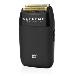 Supreme Trimmer Crunch Lite Foil Shaver for Men (60 Minute Runtime) Men's Electric Razor for Bald Head, Black