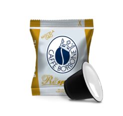 Caffè Borbone Respresso Espresso 100 Capsules - Miscela Oro (Gold) - Compatible with Nespresso Original Line Machines