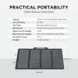 EcoFlow 220W Solar Panel 72.0-in x 32.3-in x 1-in 220-Watt Portable Solar Panel
