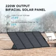 EcoFlow 220W Solar Panel 72.0-in x 32.3-in x 1-in 220-Watt Portable Solar Panel