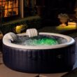 Intex PureSpa 140 Jet 4 -Person Inflatable Round Hot Tub (Cover Included)