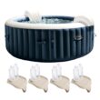 Intex PureSpa 140 Jet 4 -Person Inflatable Round Hot Tub (Cover Included)