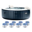 Intex PureSpa 170 Jet 6 -Person Inflatable Round Hot Tub (Cover Included)