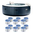 Intex PureSpa 170 Jet 6 -Person Inflatable Round Hot Tub (Cover Included)