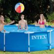 Intex 10-Feet x 10-Feet x 30-Inches Metal frame Round Above-Ground Pool with Pool Cover