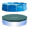 Intex 10-Feet x 10-Feet x 30-Inches Metal frame Round Above-Ground Pool with Pool Cover