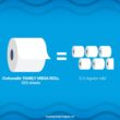 Cottonelle Ultra Clean Toilet Paper with Active CleaningRipples Texture, Strong Bath Tissue, 24 Family Mega Rolls (4 Packs of 6)