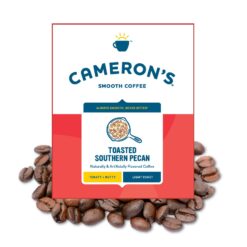 Cameron's Coffee Roasted Whole Bean, Flavored, Toasted Southern Pecan, 4lb (Pack of 1)