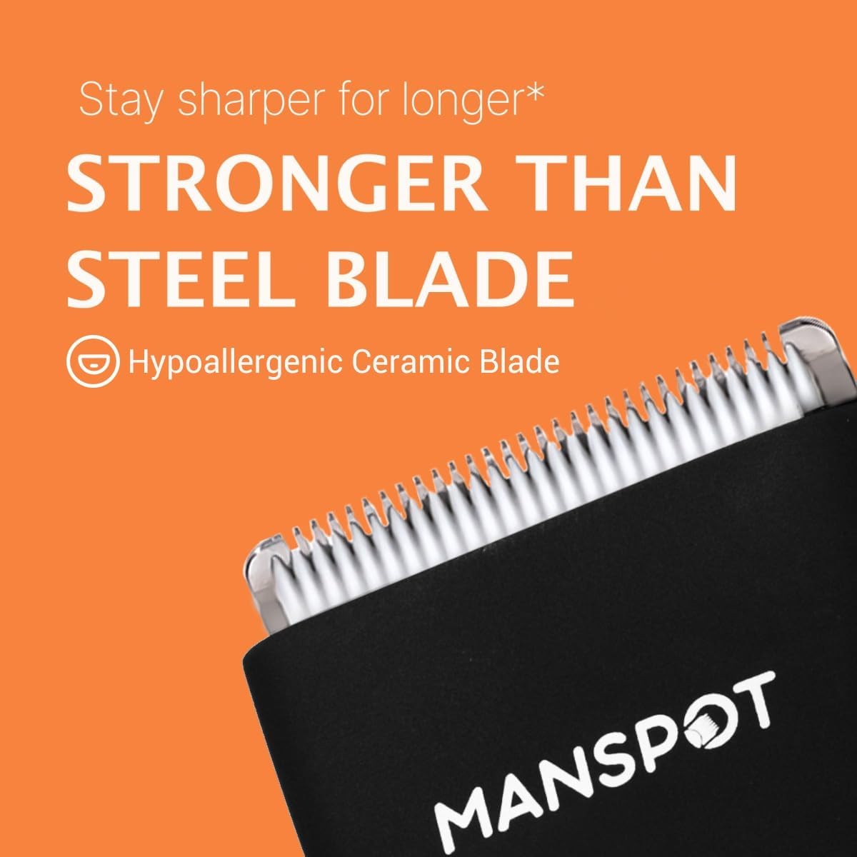 MANSPOT Manscape Groin & Body Hair Trimmer for Men, Electric Ball Trimmer Pubic Trimmer Shaver, Black MANSPOT Manscape Groin & Body Hair Trimmer for Men, Electric Ball Trimmer Pubic Trimmer Shaver, Black - Image 5
